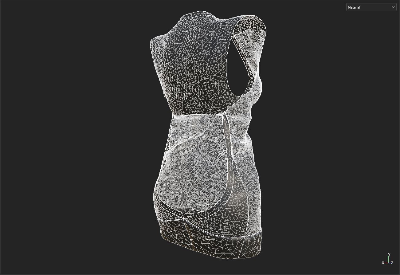 famale clothes 3D model_8