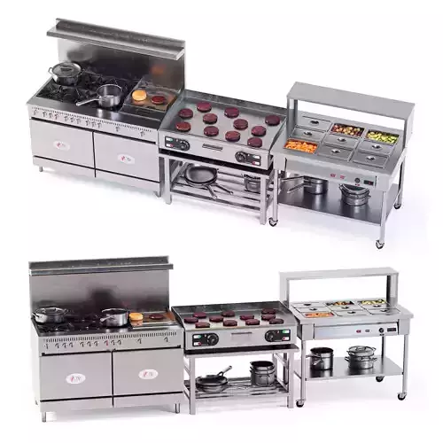 Commercial Kitchen Set 02