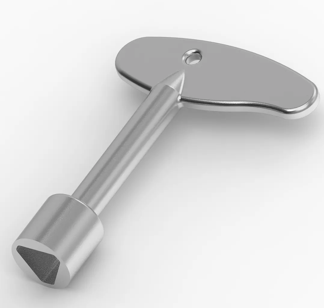 Elevator Triangle Spanner 3D print model_0