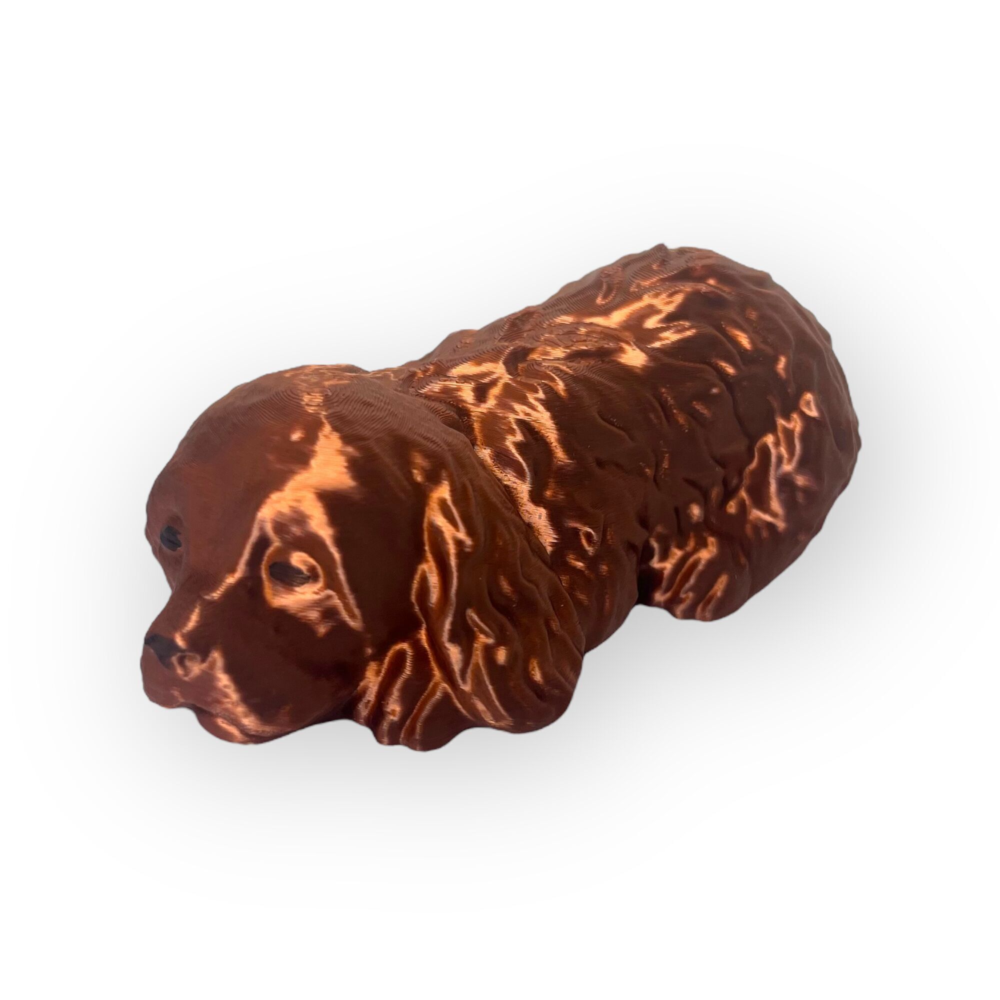Cocker spaniel sleeping 3D print model_1