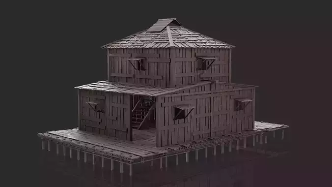 Fantasy Wooden House - Jungle Hut 6