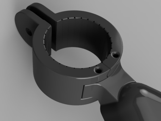 Rear Bike Mudguard 3D print model_3