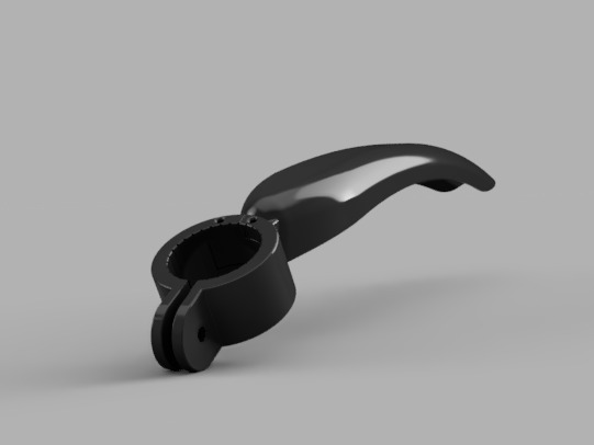 Rear Bike Mudguard 3D print model_2