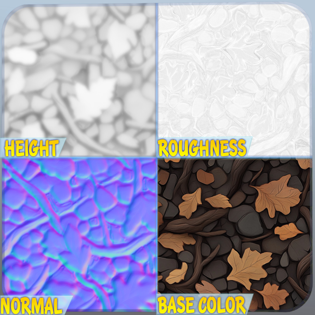 Stylized Ground Seamless Texture Texture_1