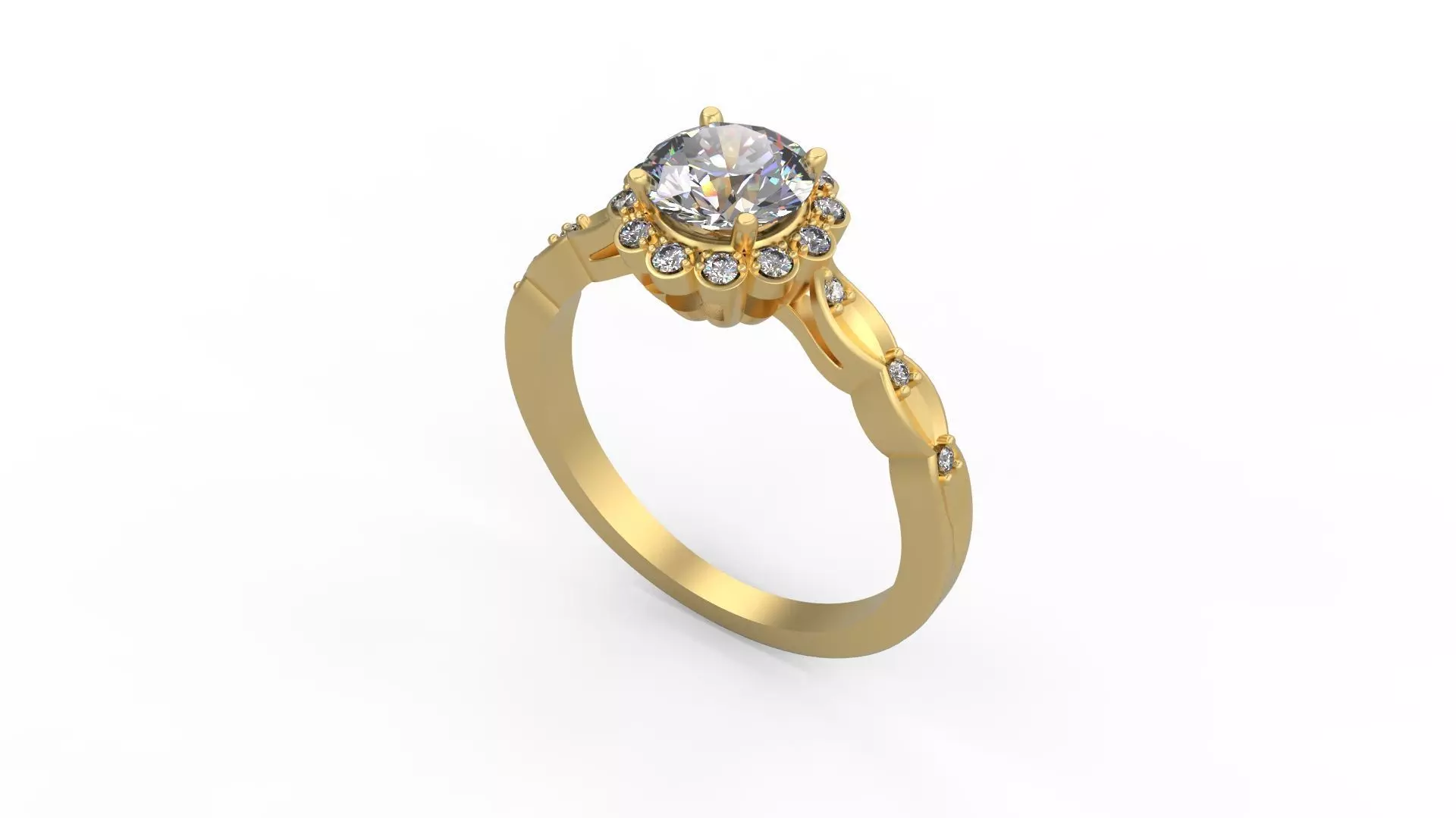 Women Solitaire 2320 3D print model
