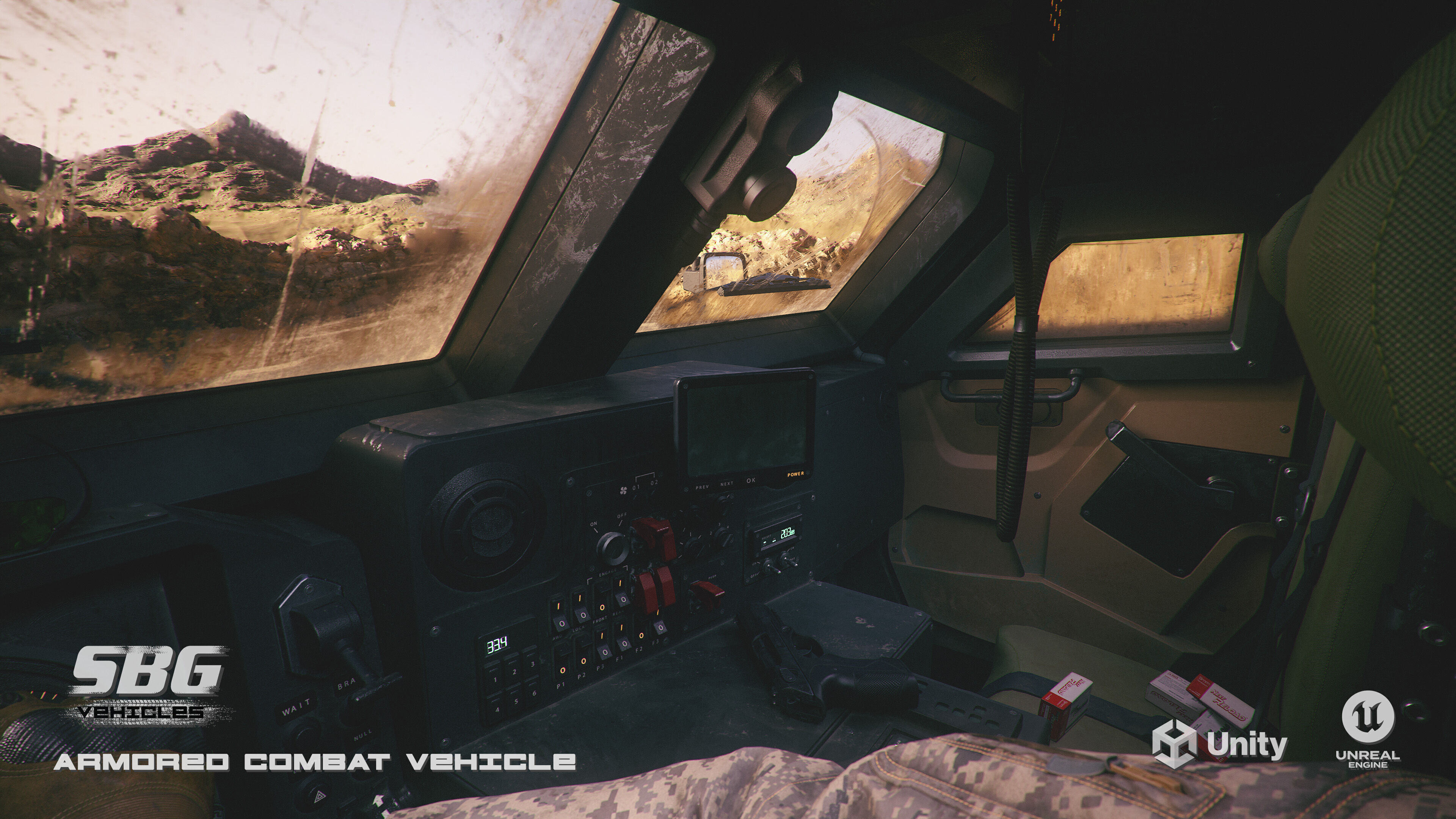 SBG Armored Combat Vehicle - Ultimate Edition Low-poly 3D model_16