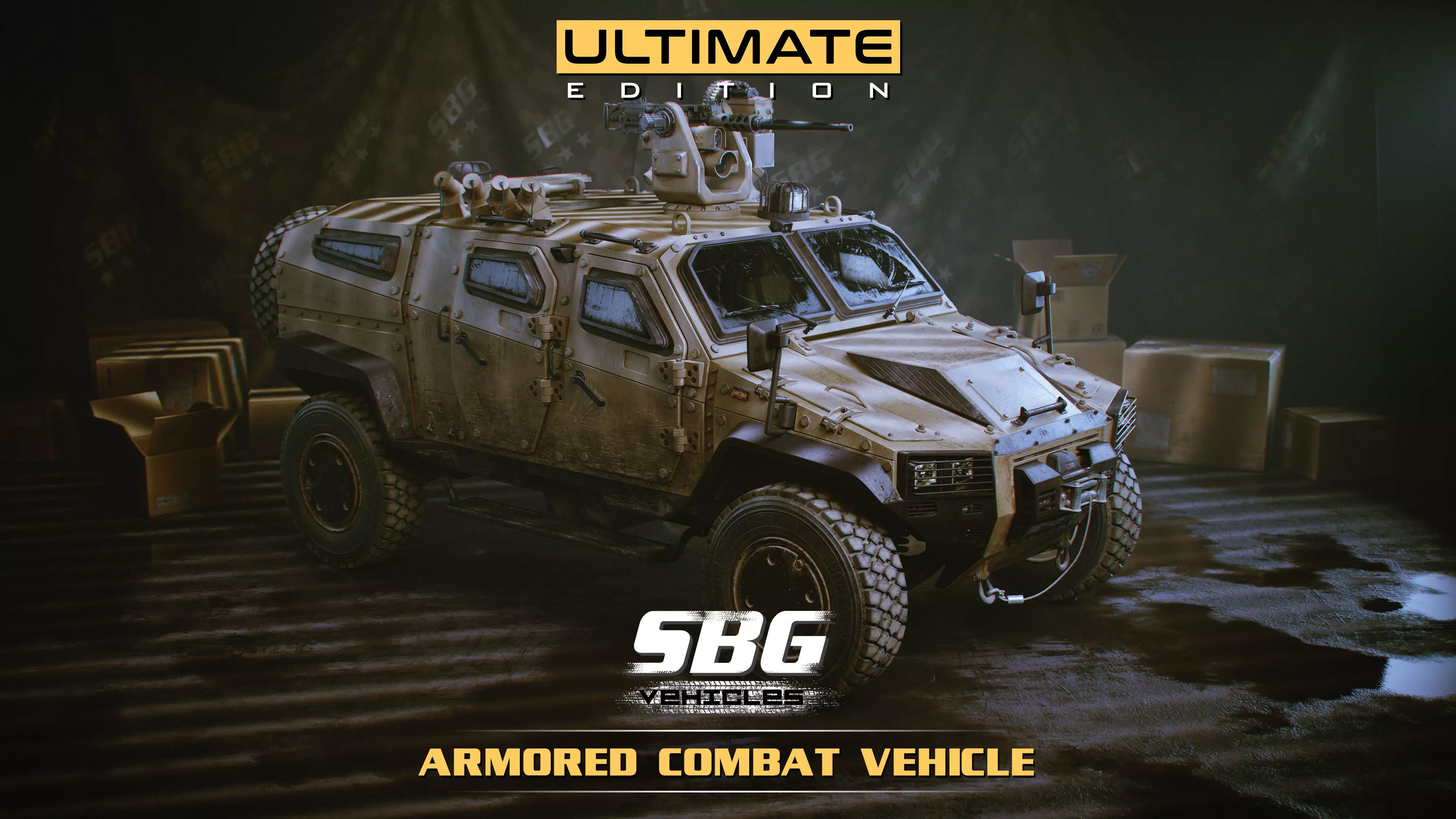 SBG Armored Combat Vehicle - Ultimate Edition Low-poly 3D model_0
