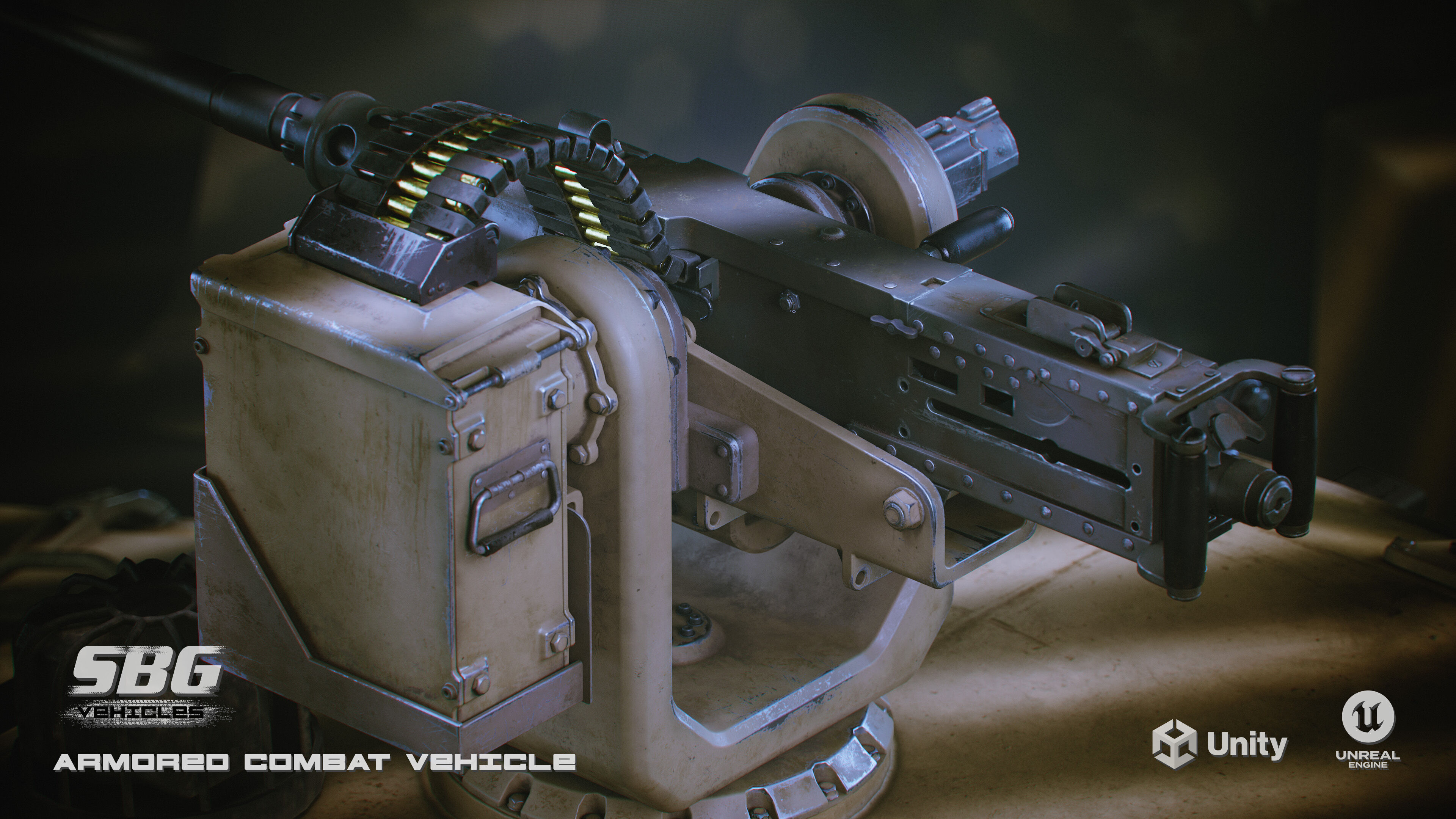 SBG Armored Combat Vehicle - Ultimate Edition Low-poly 3D model_7