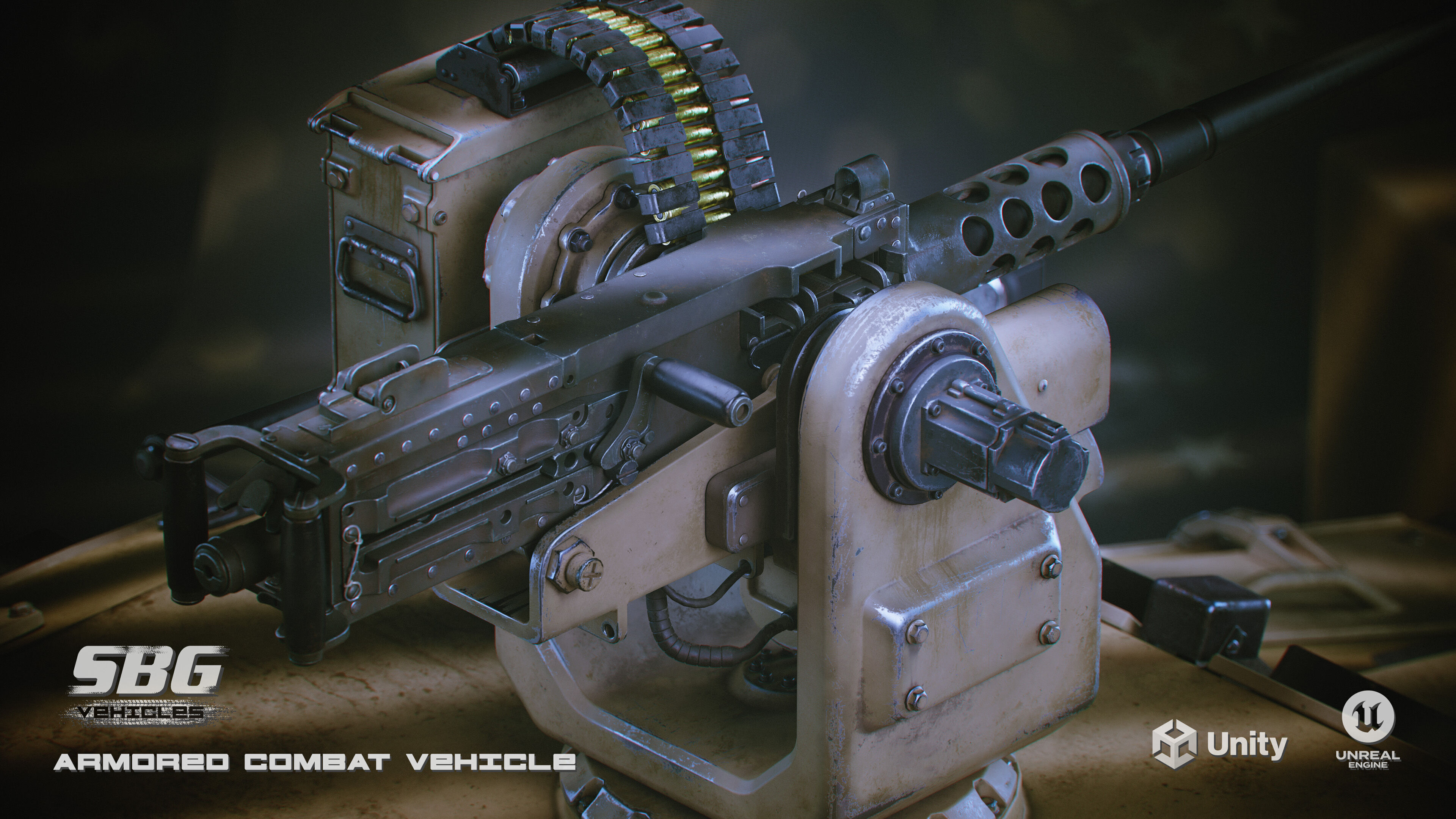 SBG Armored Combat Vehicle - Ultimate Edition Low-poly 3D model_6