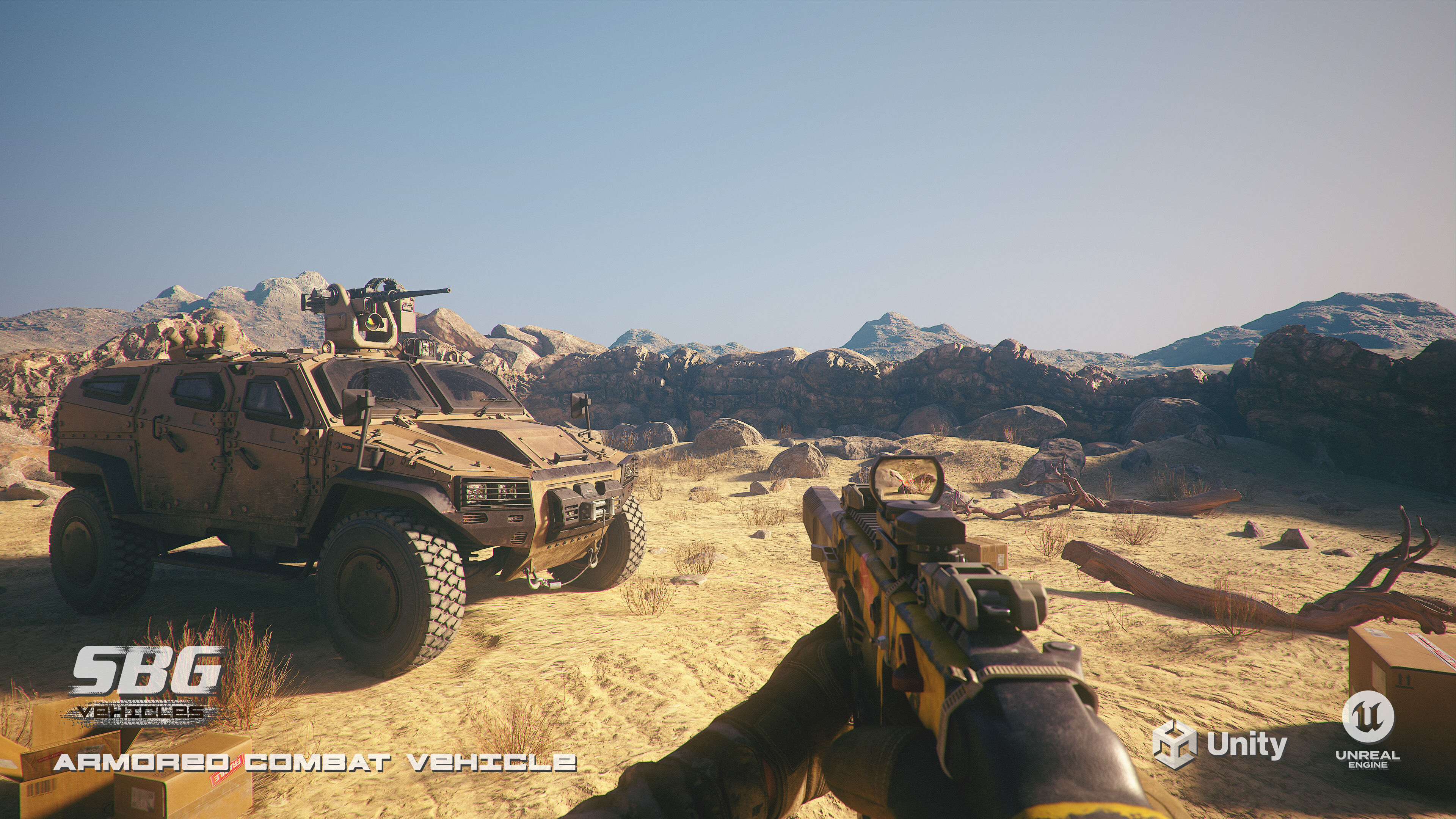 SBG Armored Combat Vehicle - Ultimate Edition Low-poly 3D model_15