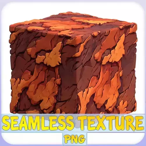 Stylized Lava Seamless Texture Texture