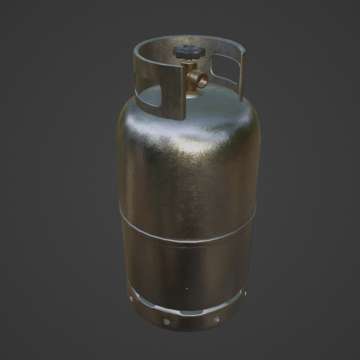 Gas Cylinder 01 3D model_6
