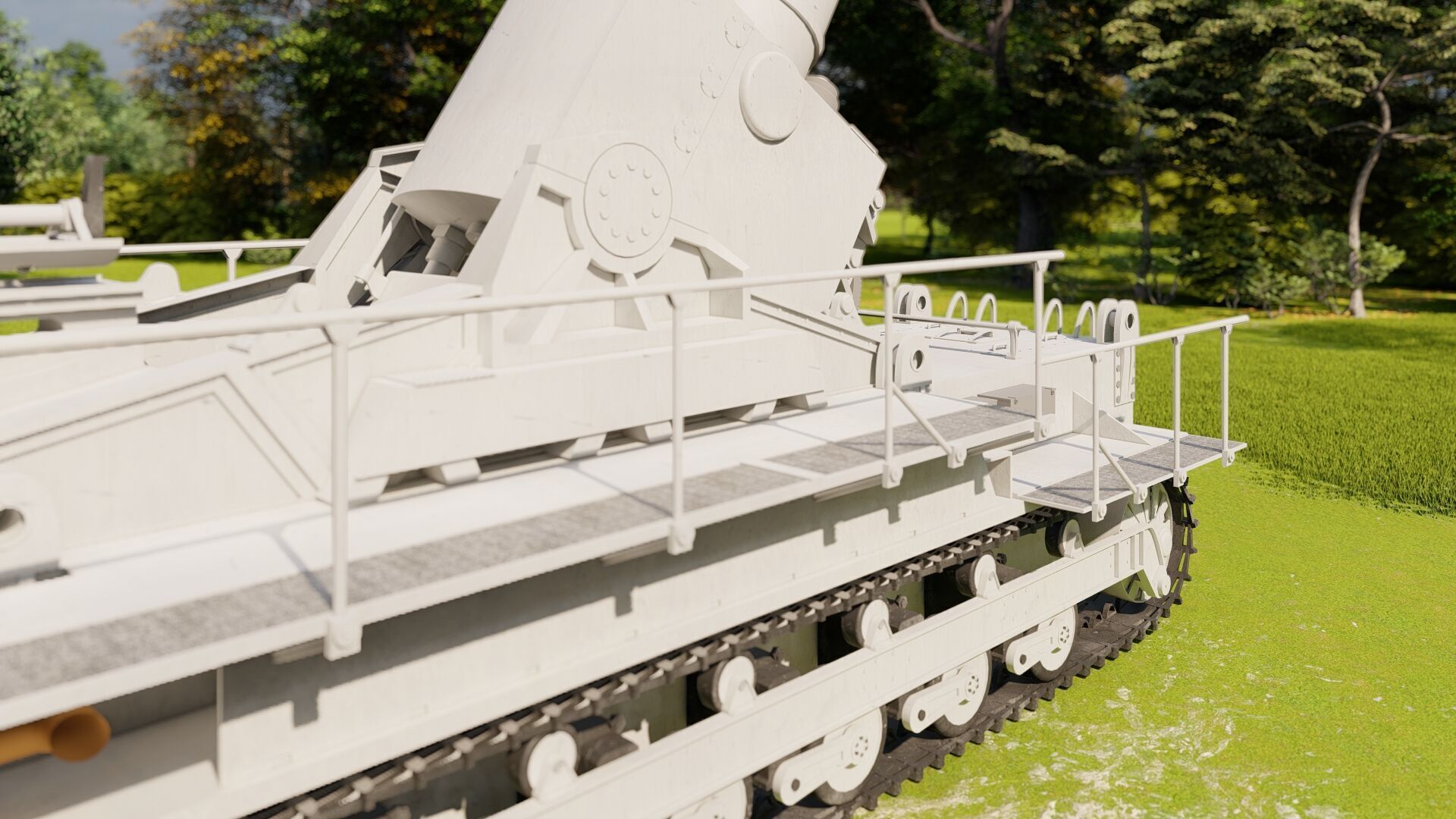 Karl-gerat mortar 3D model_7