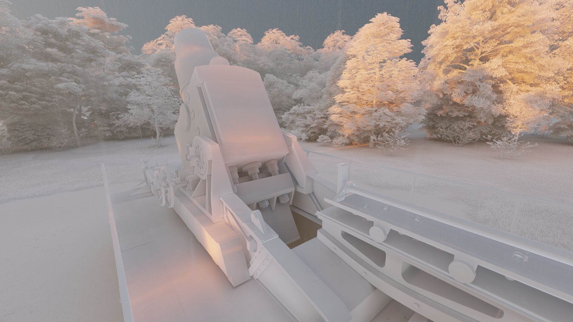 Karl-gerat mortar 3D model_23