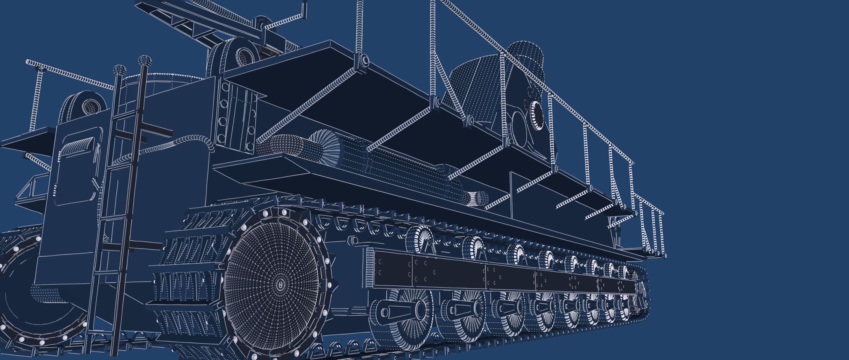Karl-gerat mortar 3D model_30