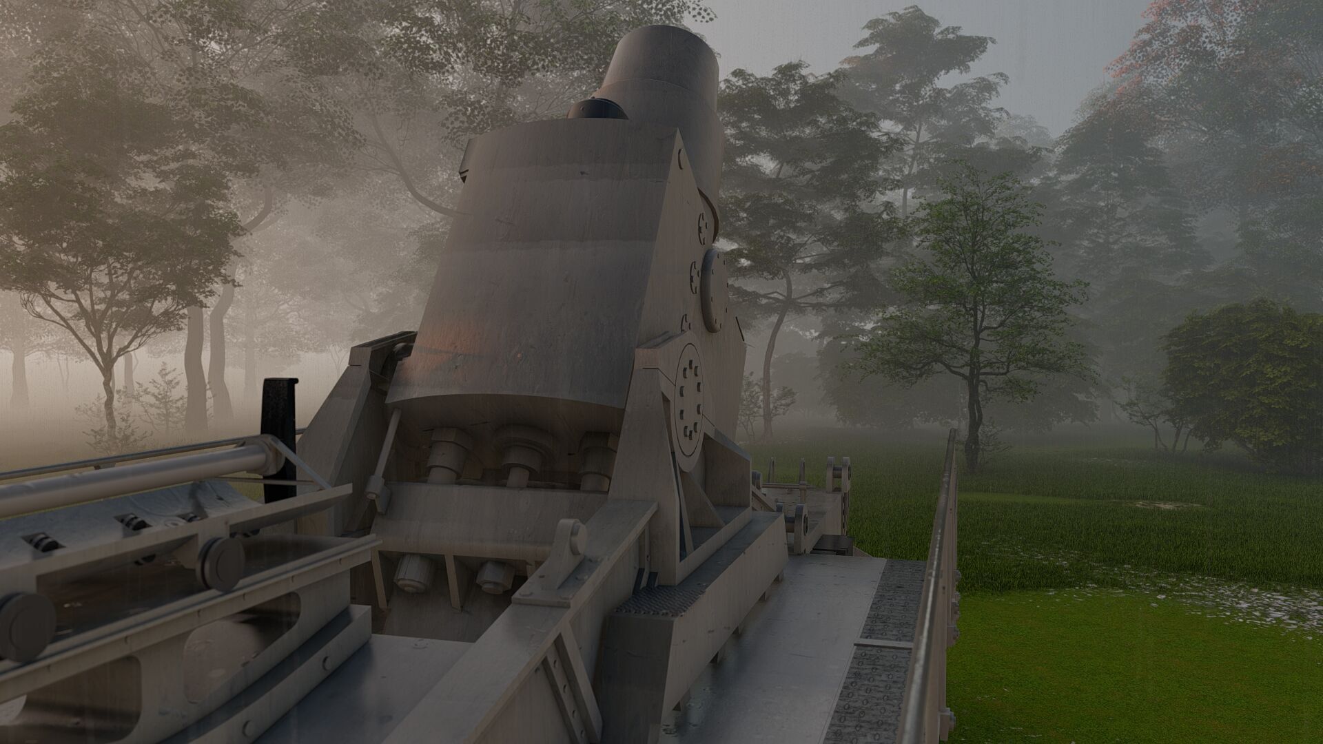 Karl-gerat mortar 3D model_17