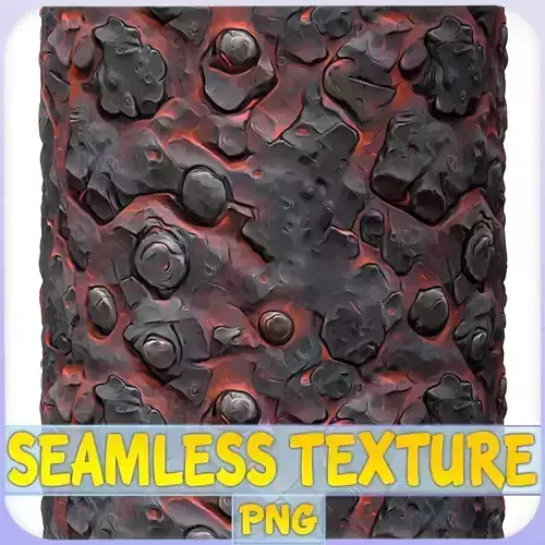 Stylized Lava Seamless Texture