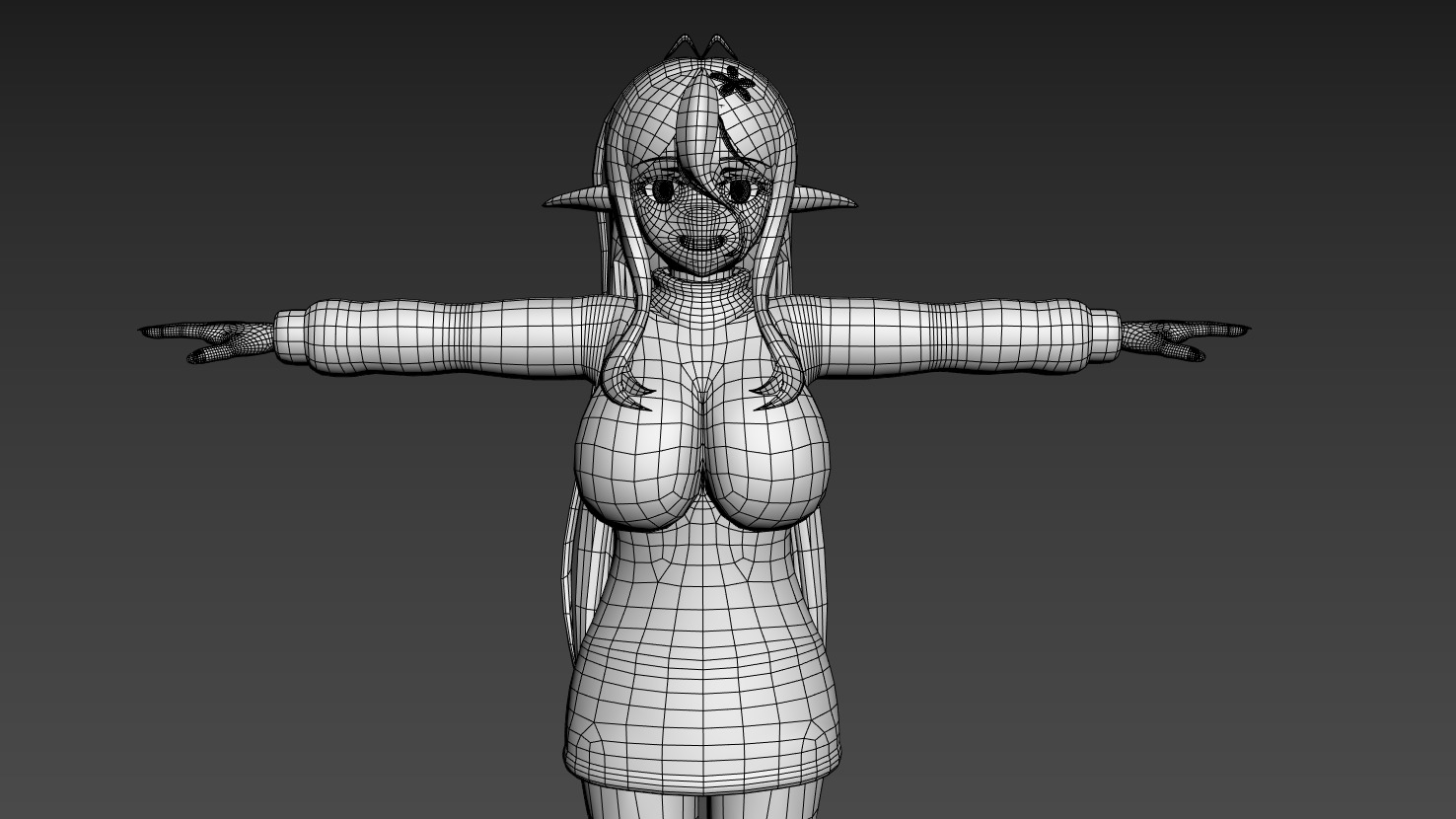  Mariabelle Yandere Dark Elf 3D model_5