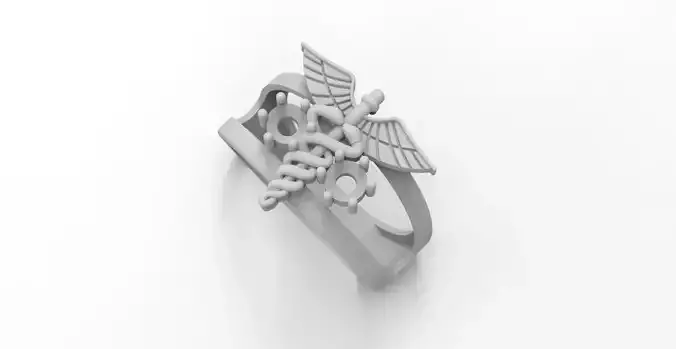 anillo medicina  3D print model
