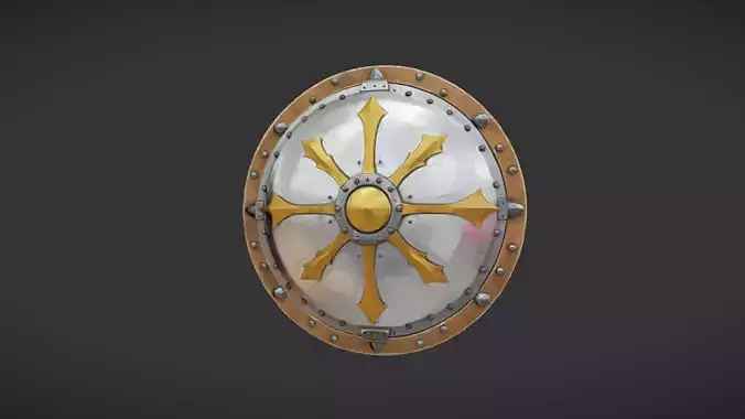 ornate medieval shield