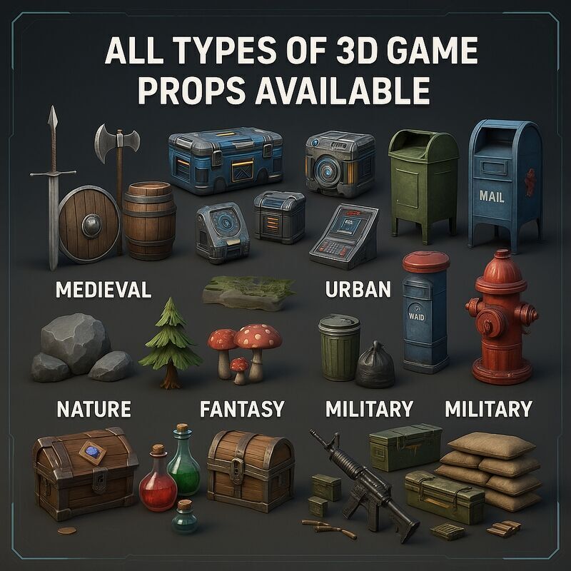 Medieval style sword 3D model_22