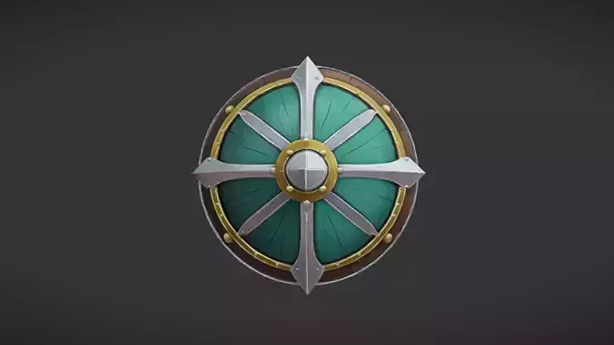 Medieval circular shield