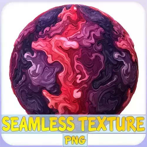  Stylized Lava Seamless Texture