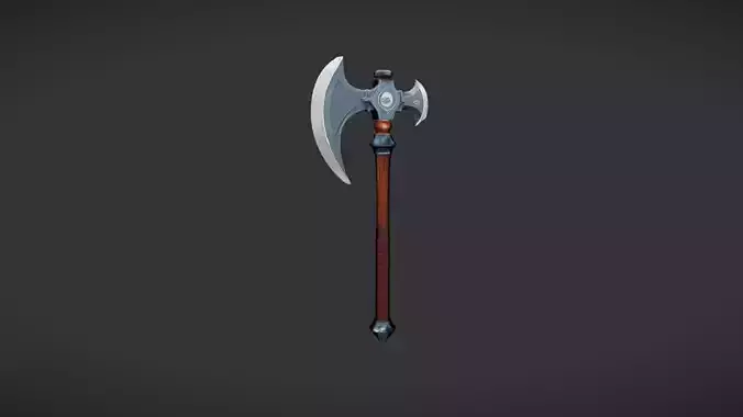 Double headed battle axe