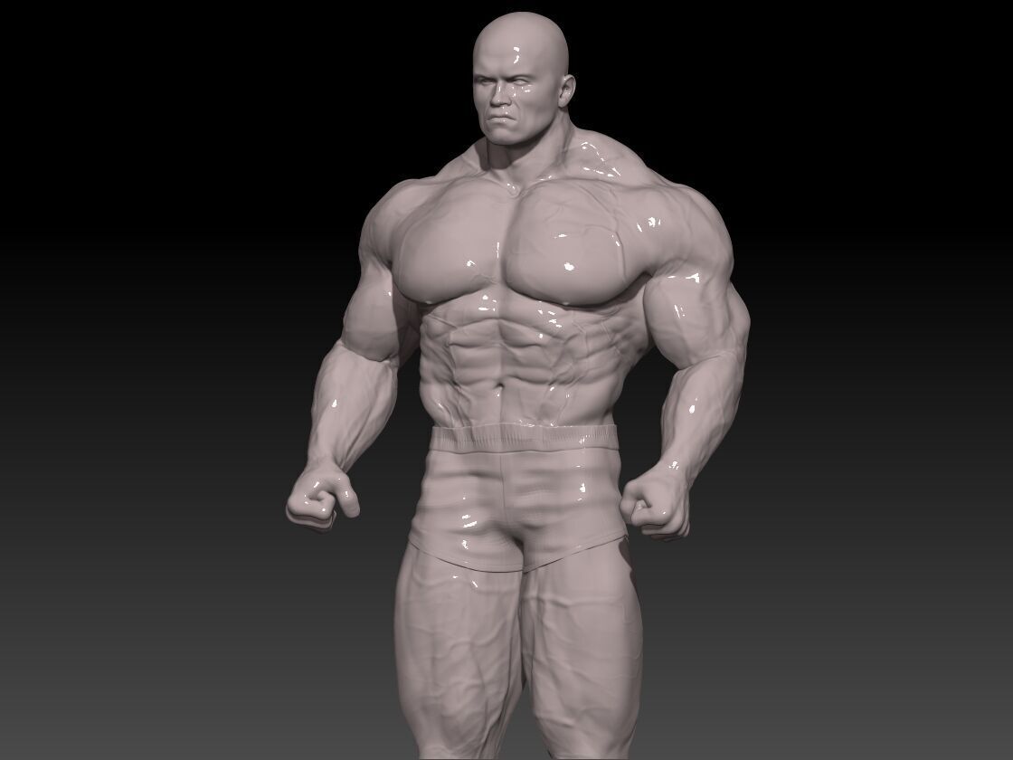 Arnold S Posing 3D print model_2