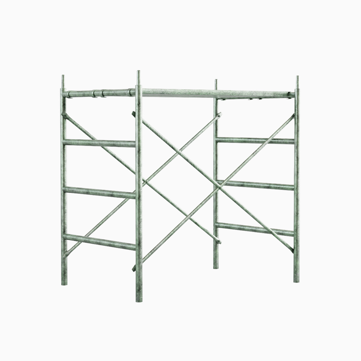 Metal Scaffolding Construction 04 Low-poly 3D model_2