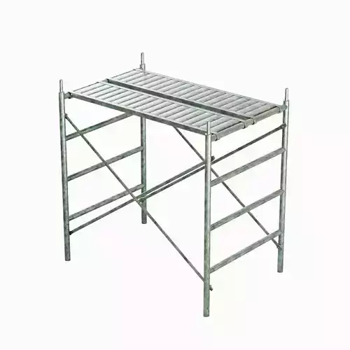 Metal Scaffolding Construction 04 Low-poly 3D model