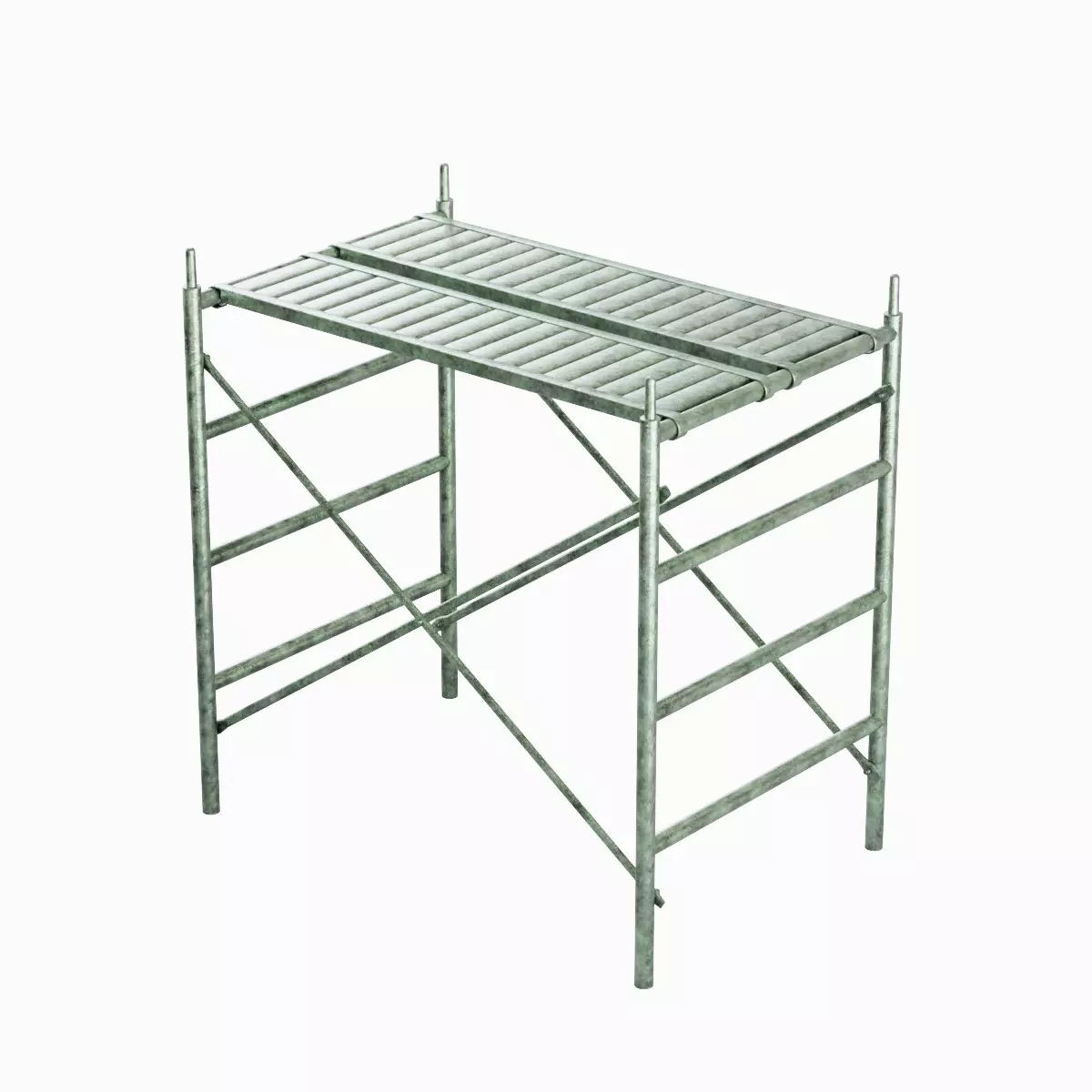 Metal Scaffolding Construction 04 Low-poly 3D model_0