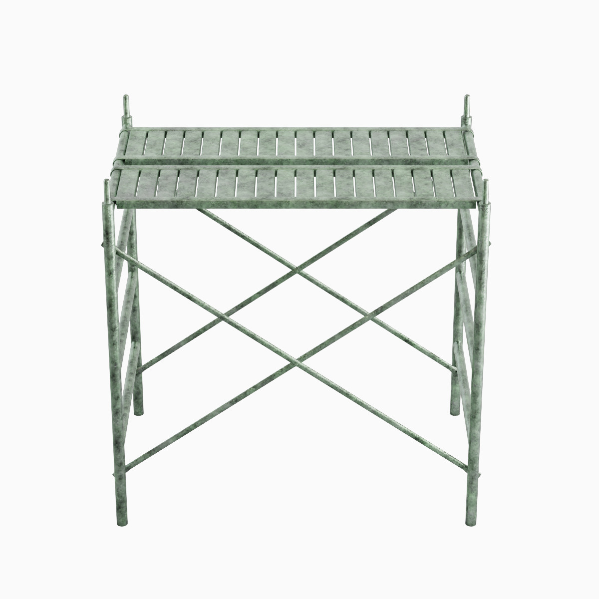 Metal Scaffolding Construction 04 Low-poly 3D model_4