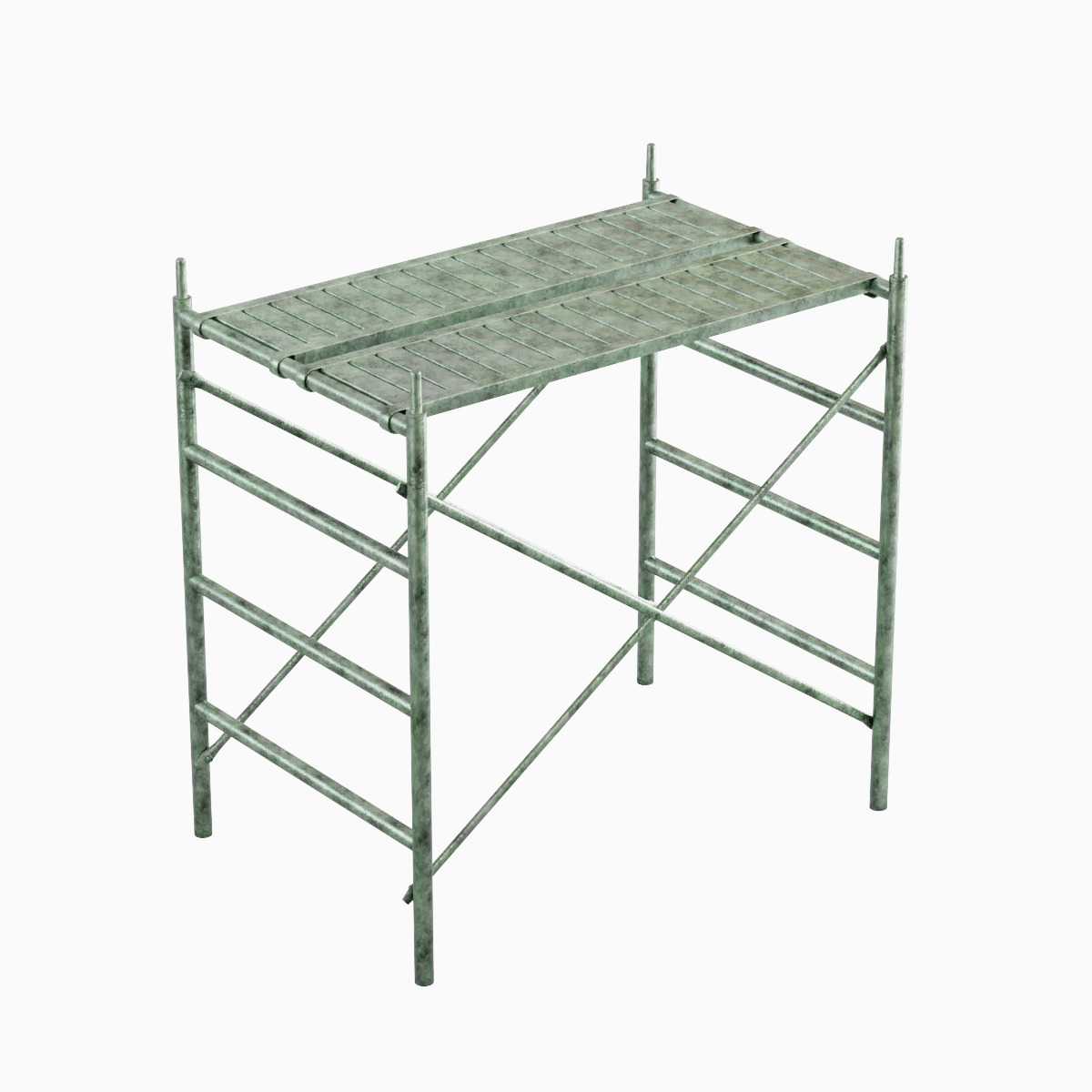 Metal Scaffolding Construction 04 Low-poly 3D model_5