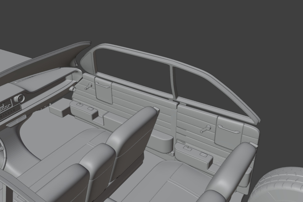 1961 cadillac coupe de ville  3D print model_6