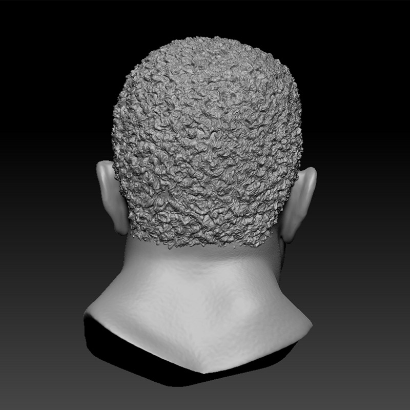 HUGO CHAVEZ HEAD SCULPTURE 3D PRINT MODEL 3D print model_4