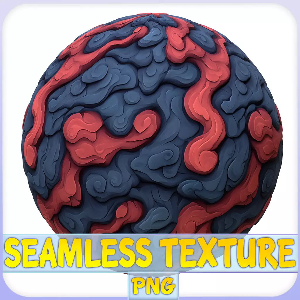 Stylized Lava Seamless Texture Texture_0