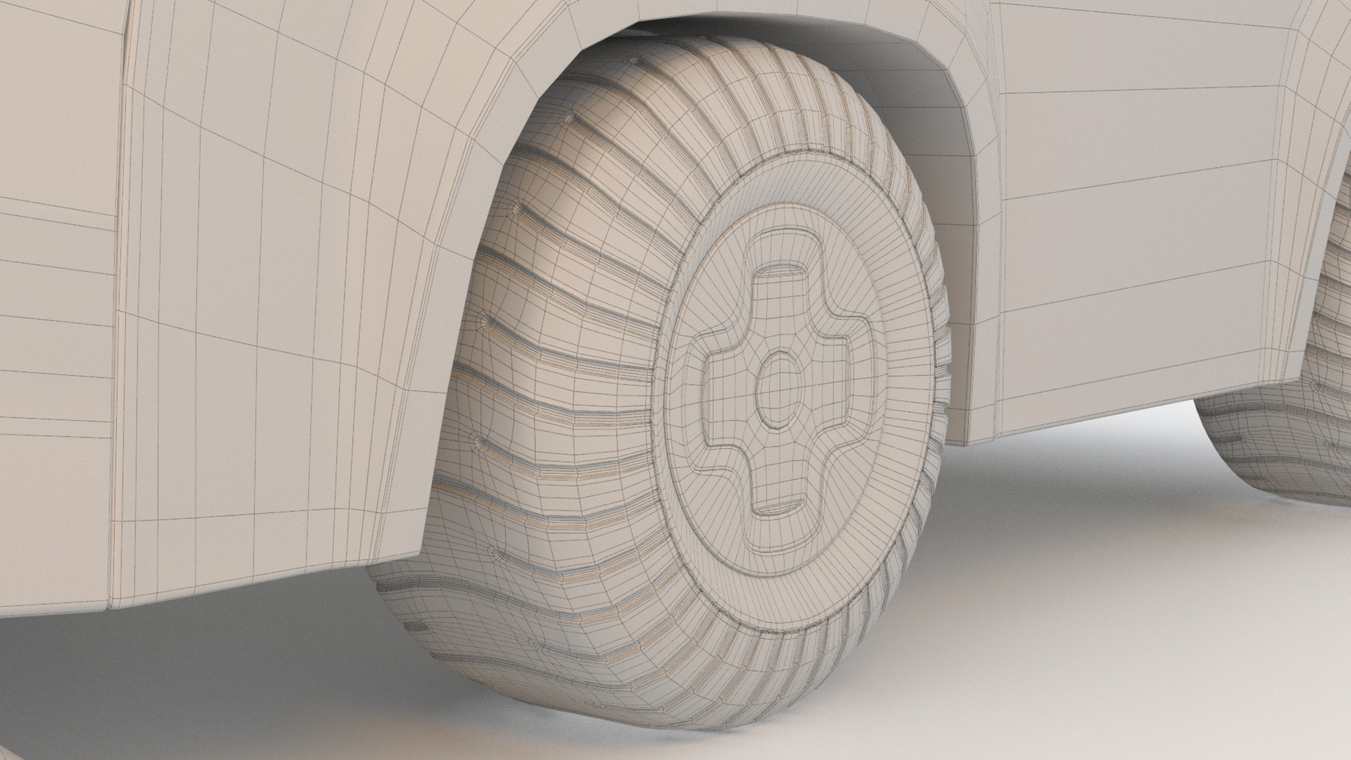 Robot street cleaner 3D model_11