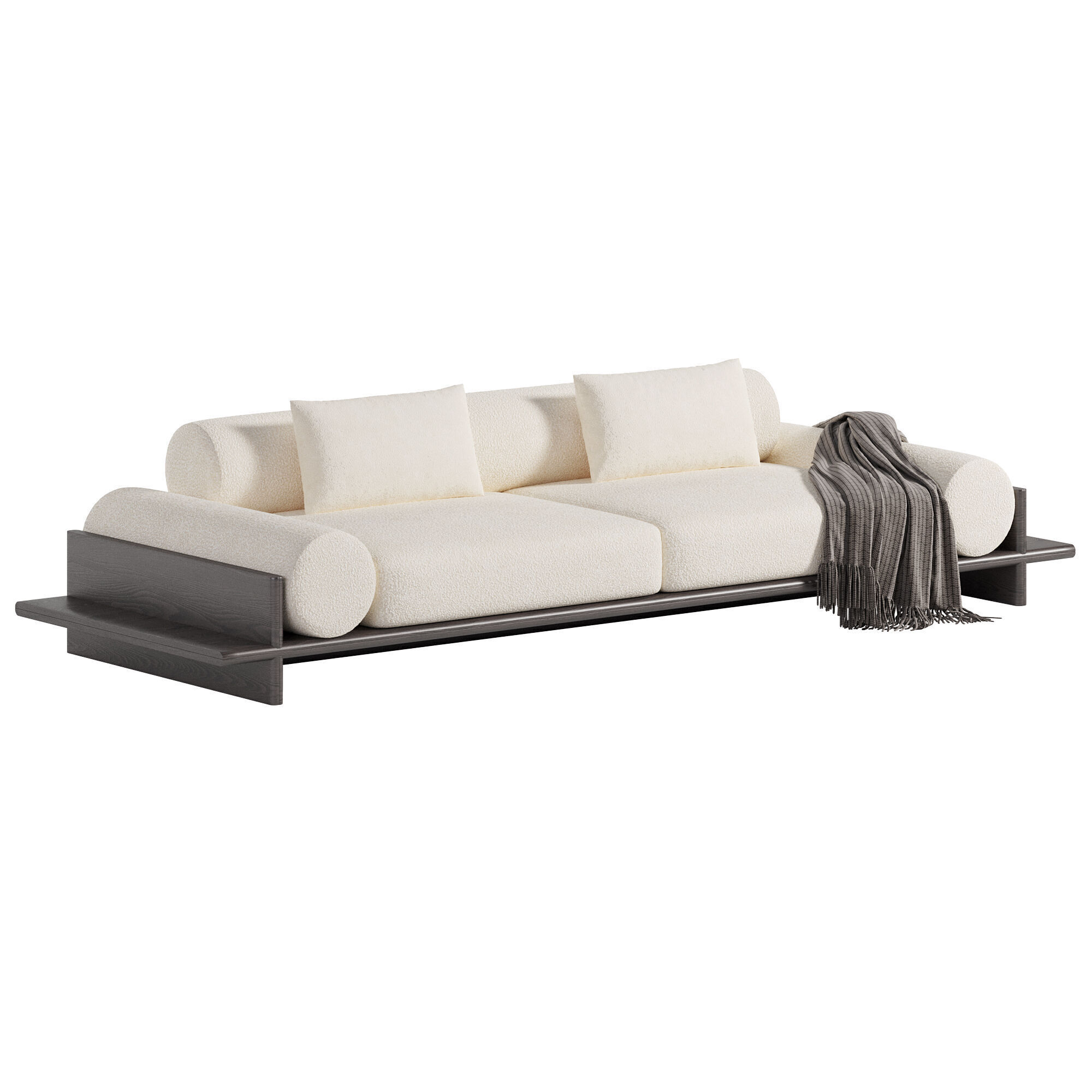 Wade Sofa Low-poly 3D model_1