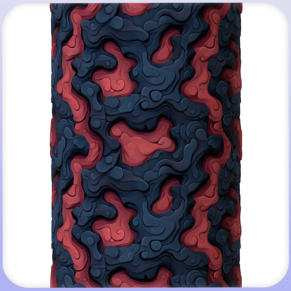 Stylized Lava Seamless Texture Texture_3