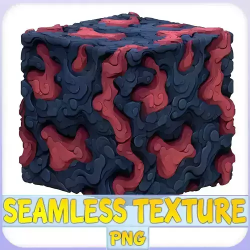 Stylized Lava Seamless Texture