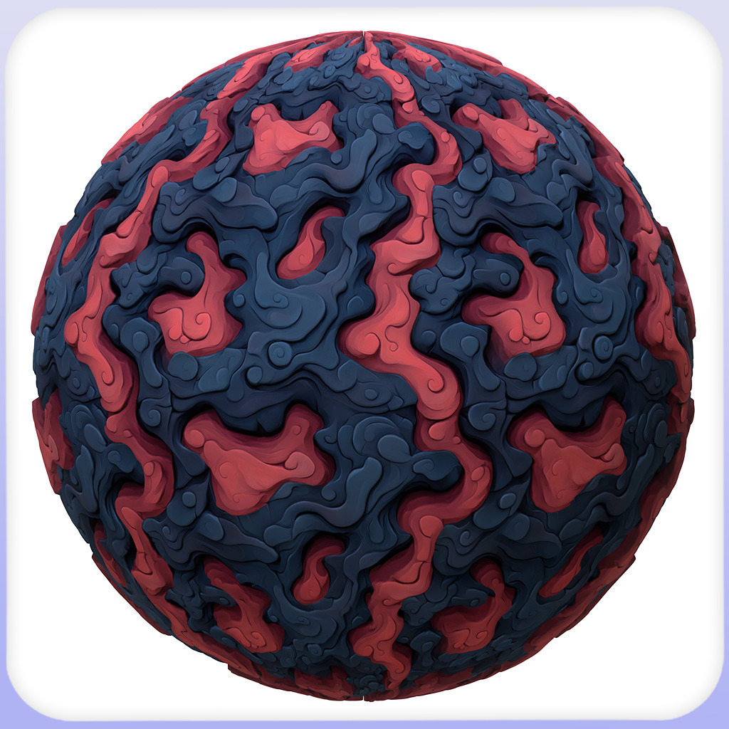 Stylized Lava Seamless Texture Texture_5