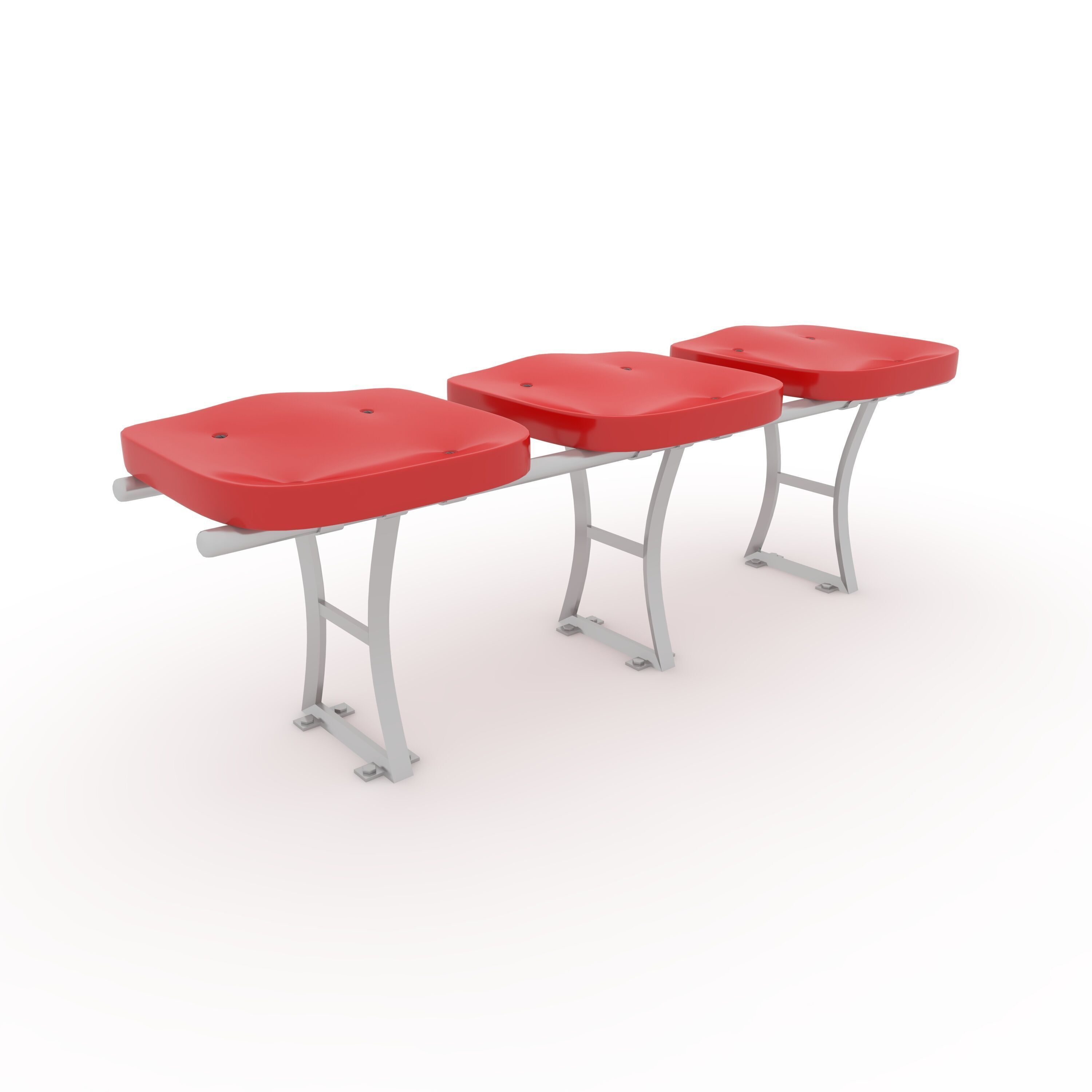 Stadium Seats 8 3D model_6