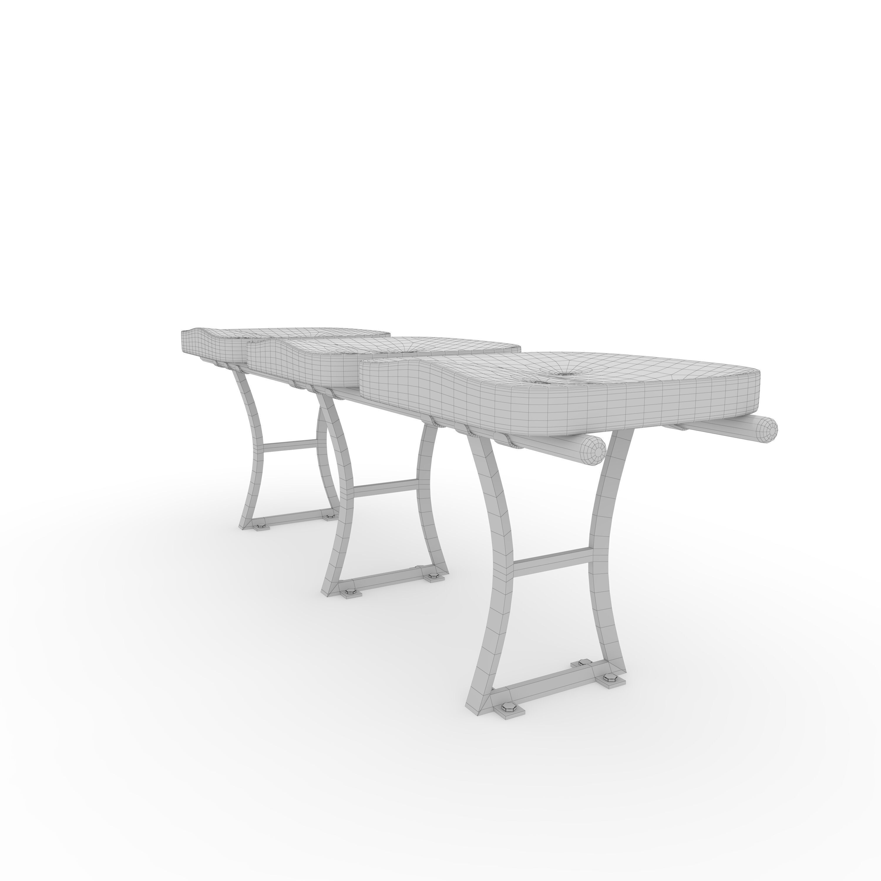 Stadium Seats 8 3D model_13