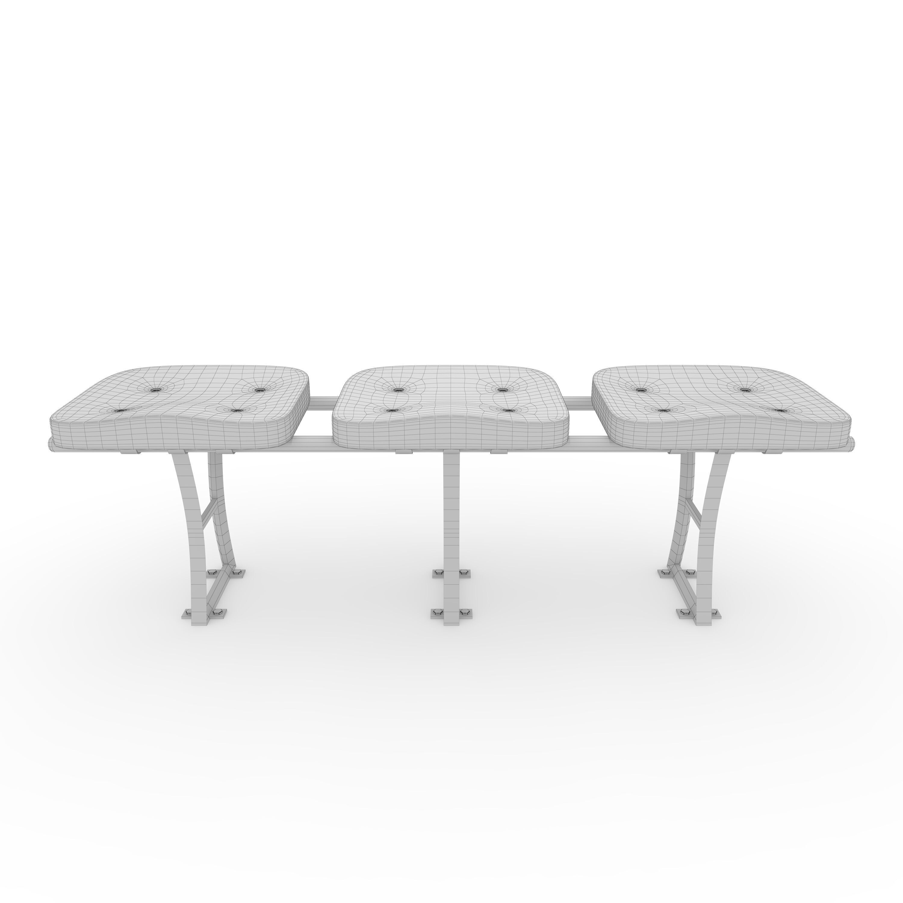 Stadium Seats 8 3D model_3