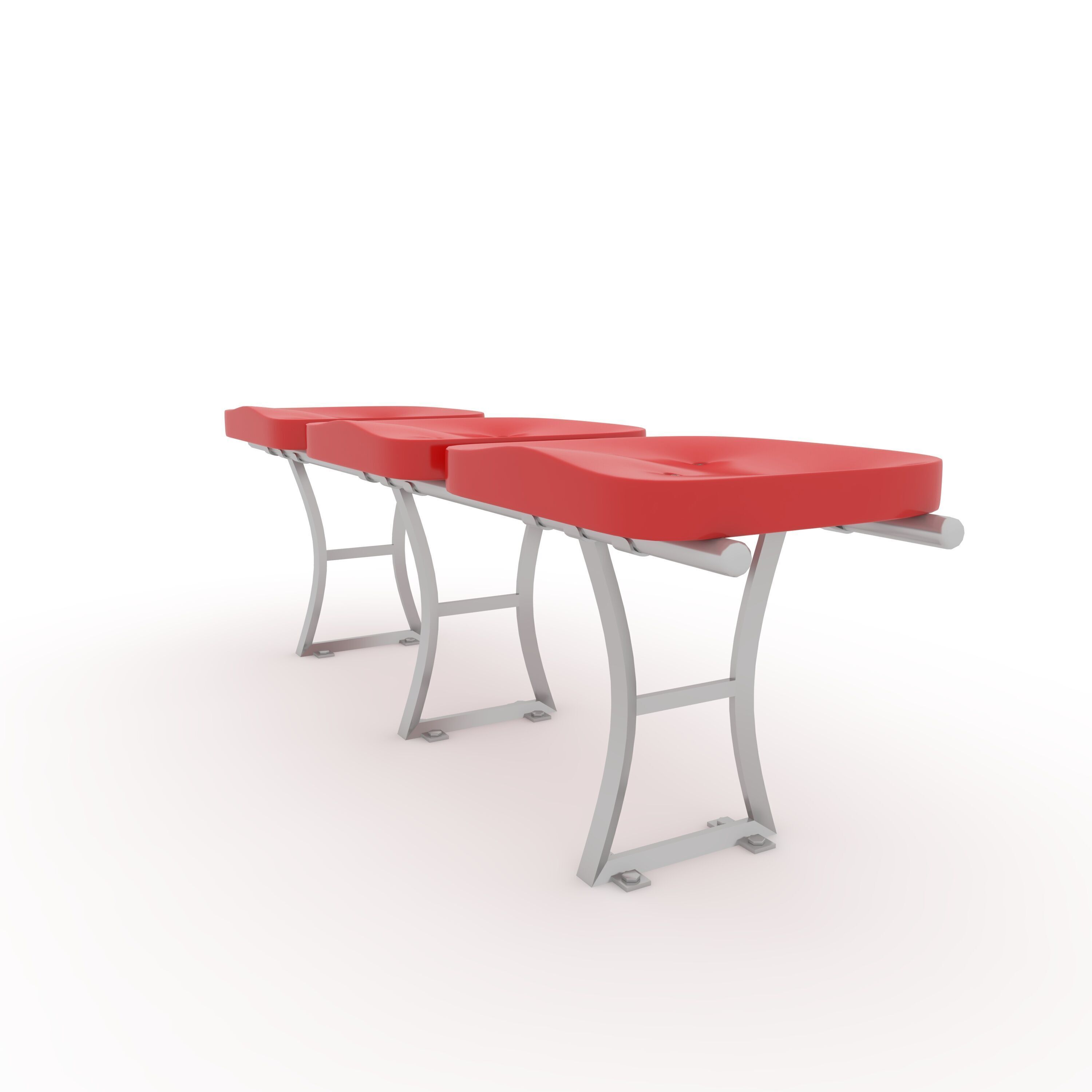 Stadium Seats 8 3D model_12