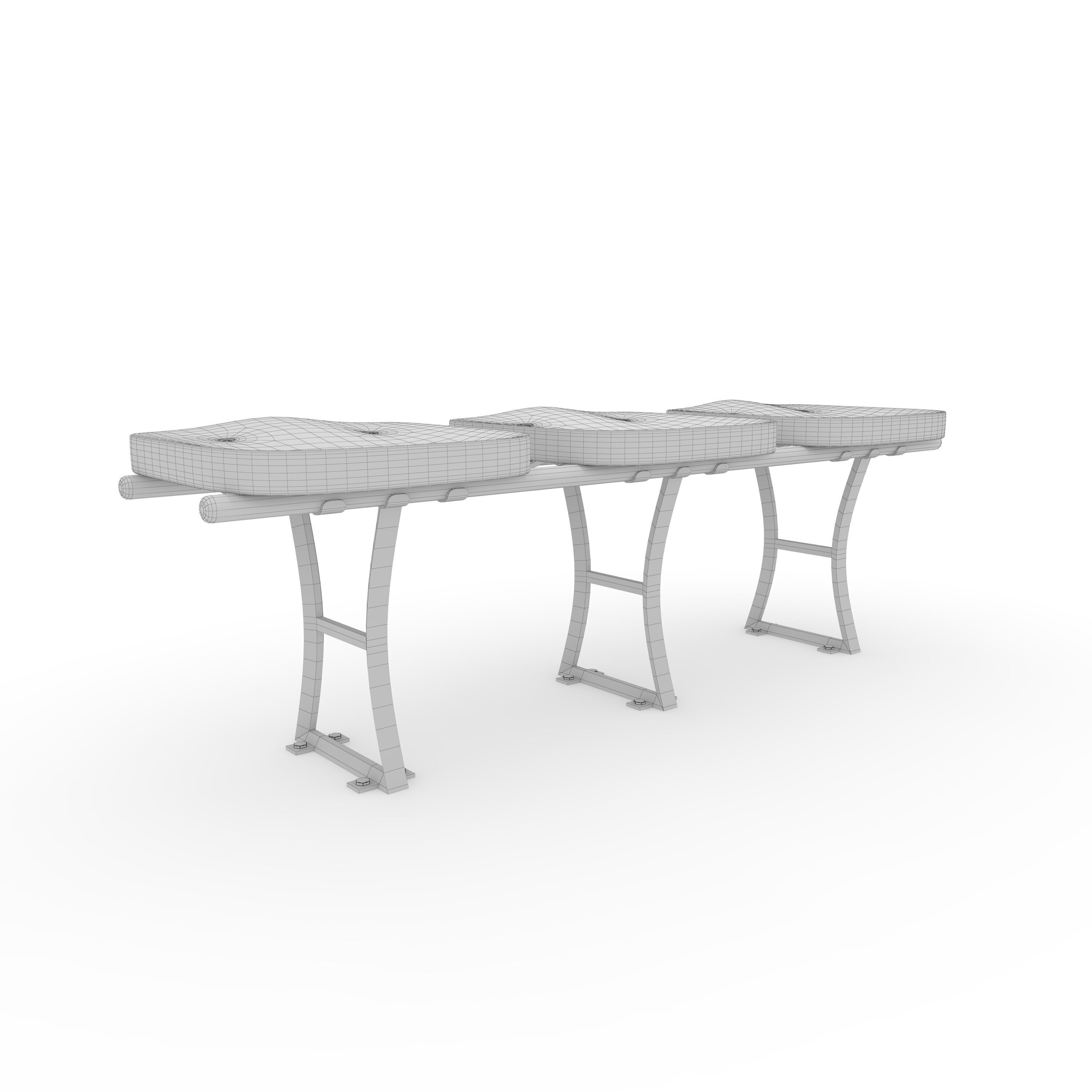 Stadium Seats 8 3D model_15