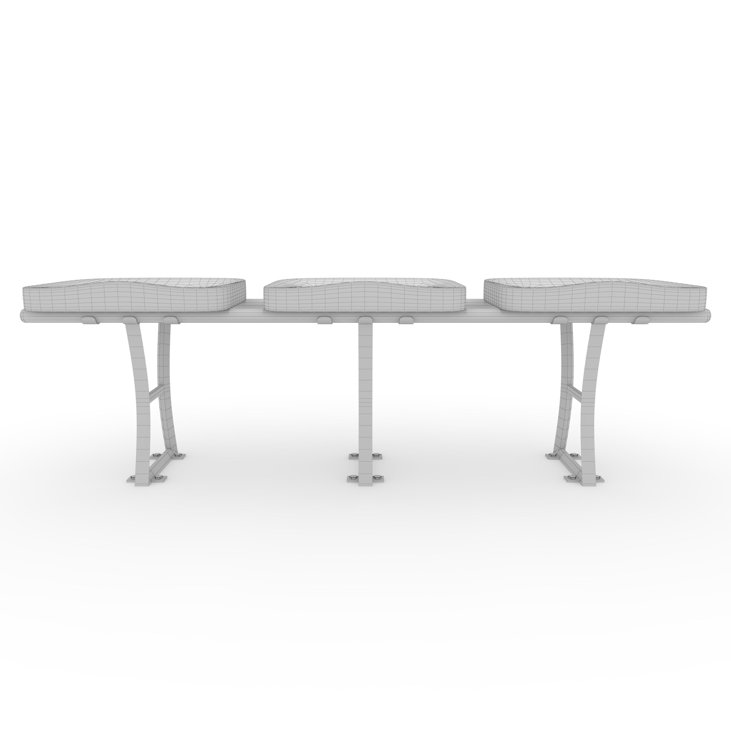 Stadium Seats 8 3D model_11