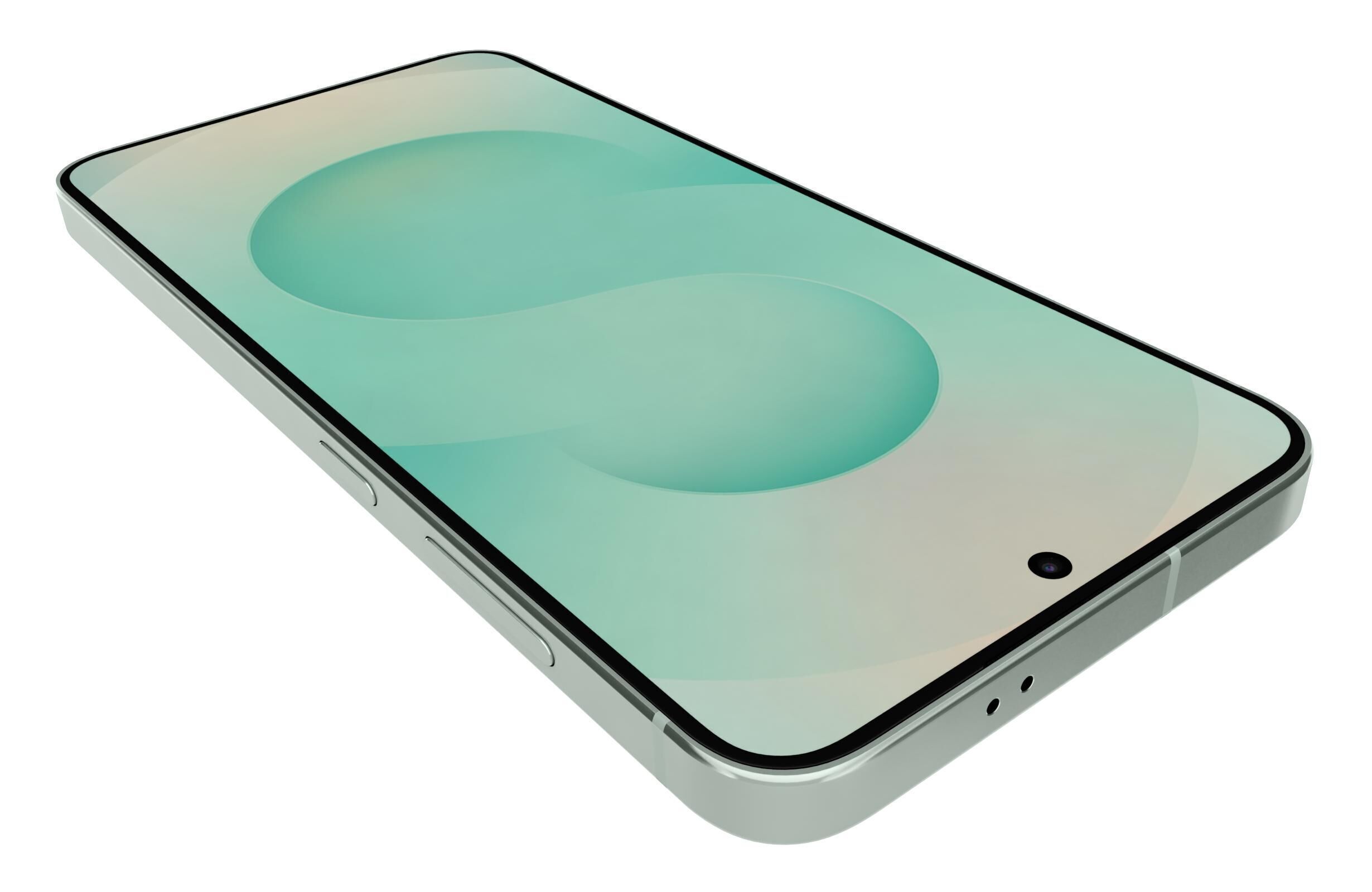 Samsung Galaxy S25 Mint 3D model_12