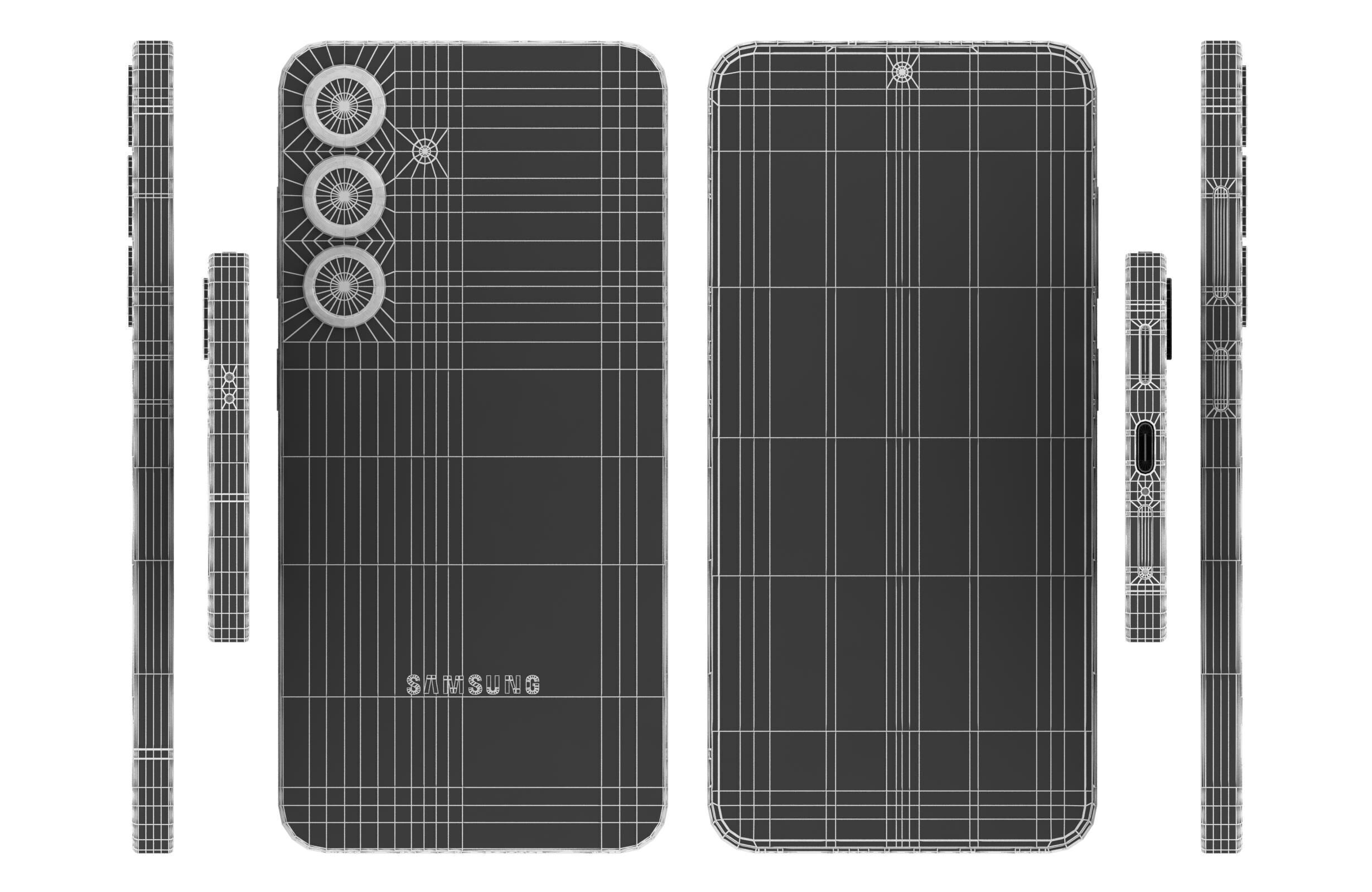 Samsung Galaxy S25 Mint 3D model_16